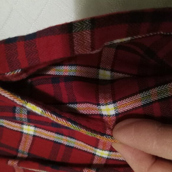 Unique handmade skirt - made from fabric remnants, with pockets and gussets - ma - Picture 2 of 5